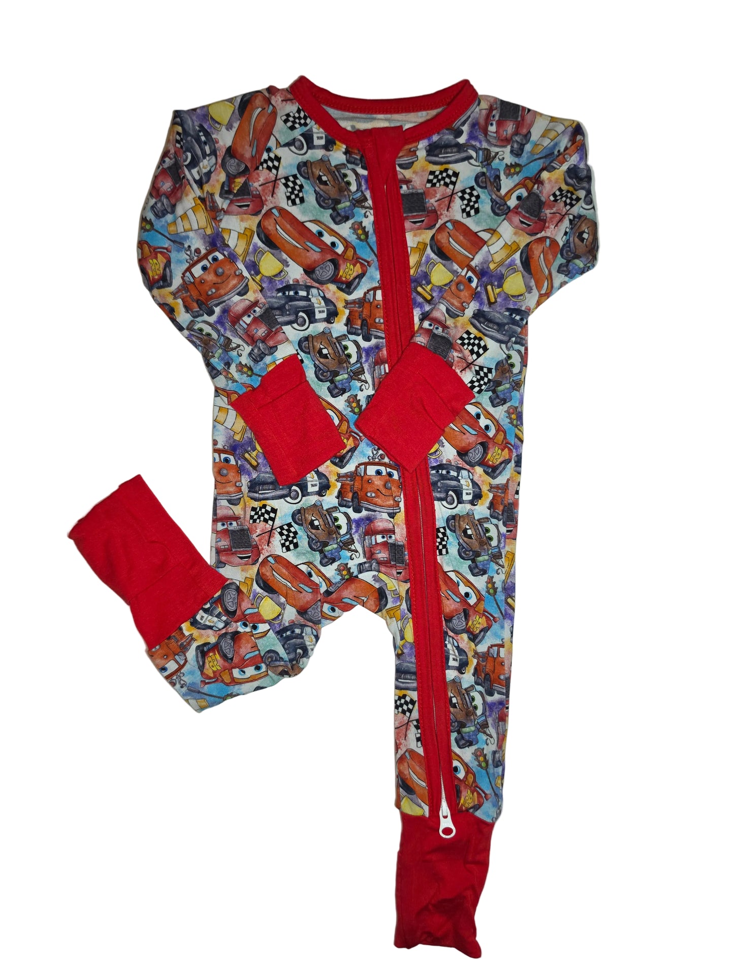 Lightning Watercolor Bamboo Convertible Zippy