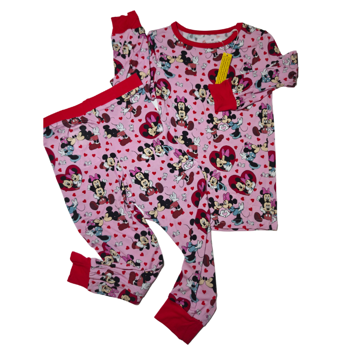 Mouse Sweethearts Bamboo 2-Piece Set