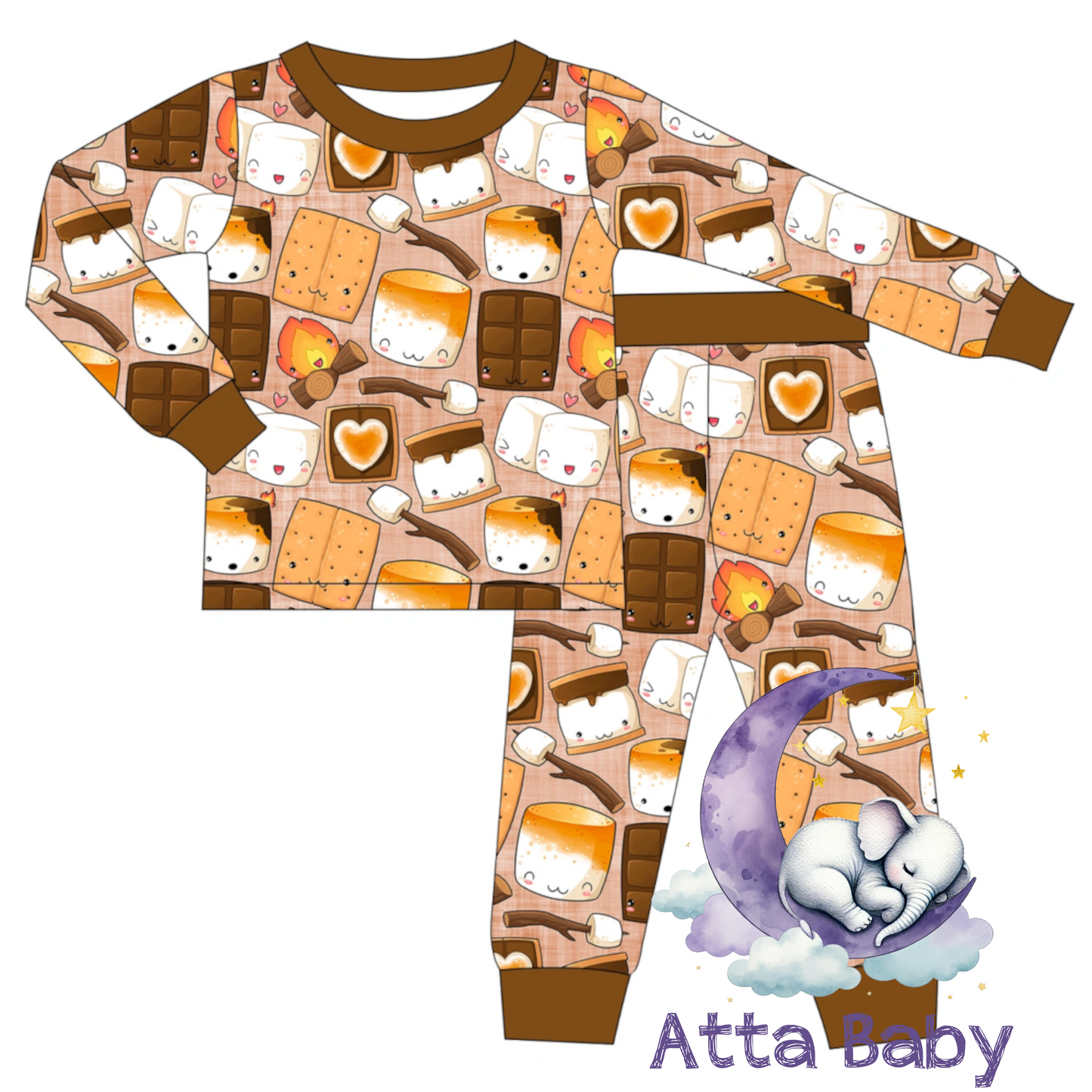 S'mores Pant Set Bamboo 2-Piece Set