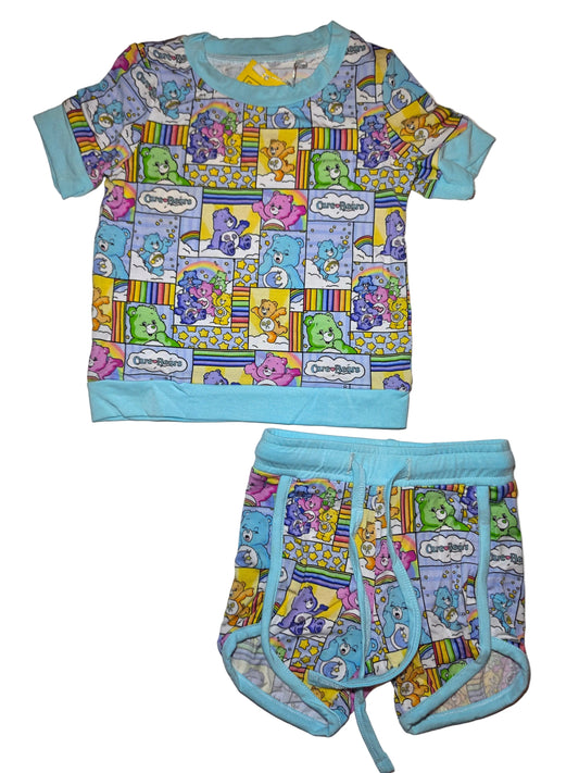 Pastel Bears Bamboo Short Set (Lounge Style)