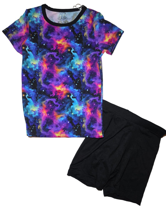 Galaxy Bamboo Short Set (Biker Style)
