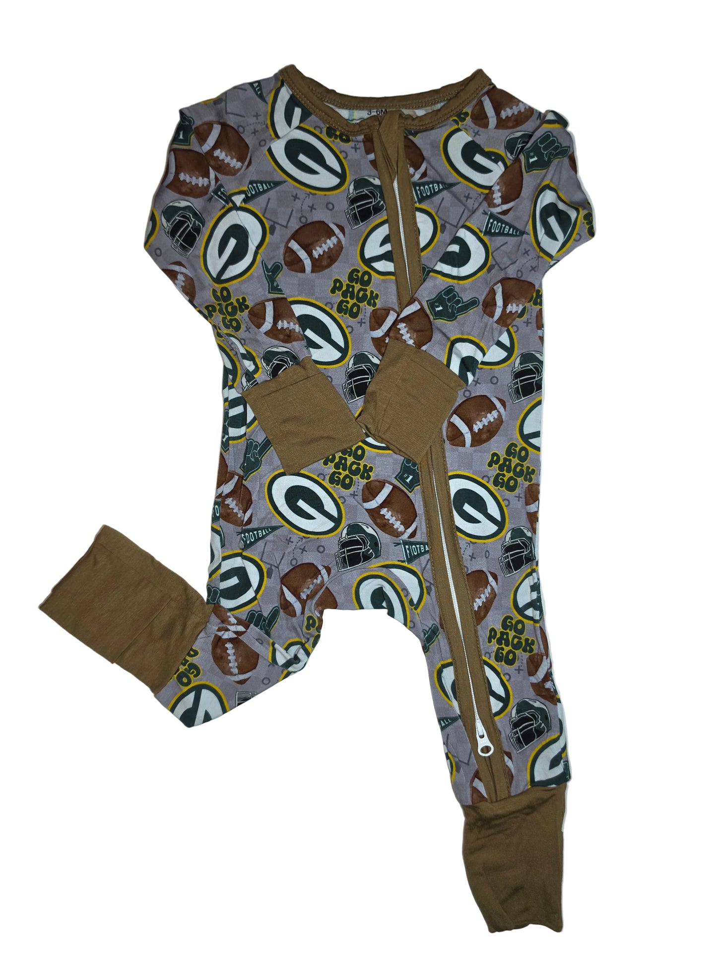 GB Packers Bamboo Convertible Zippy