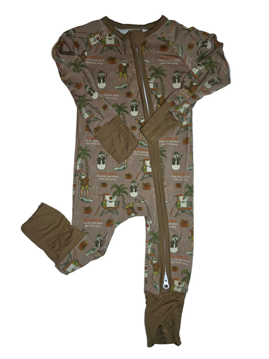 Surfin' Hawaiian Santa Bamboo Convertible Zippy