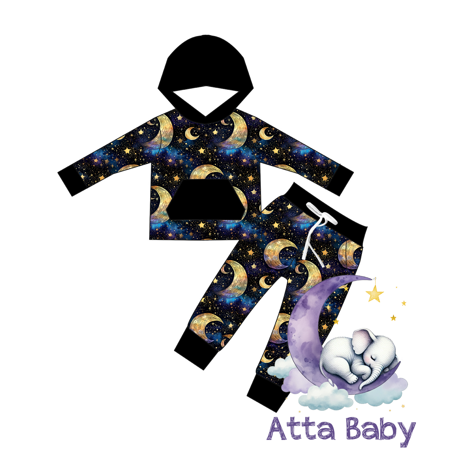 Moon Night Bamboo Jogger Set
