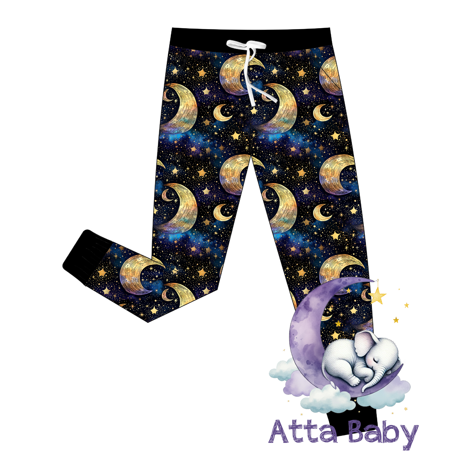 Moon Night Bamboo Women's Joggers