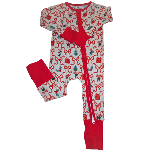 Christmas Bows Bamboo Convertible Zippy